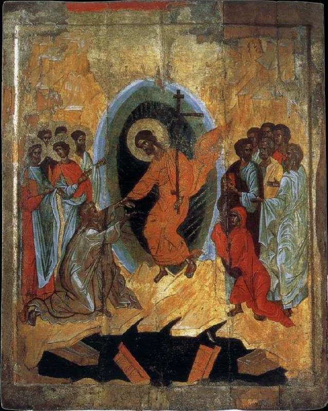 unknow artist The Anastasis (resurrection) oil painting image